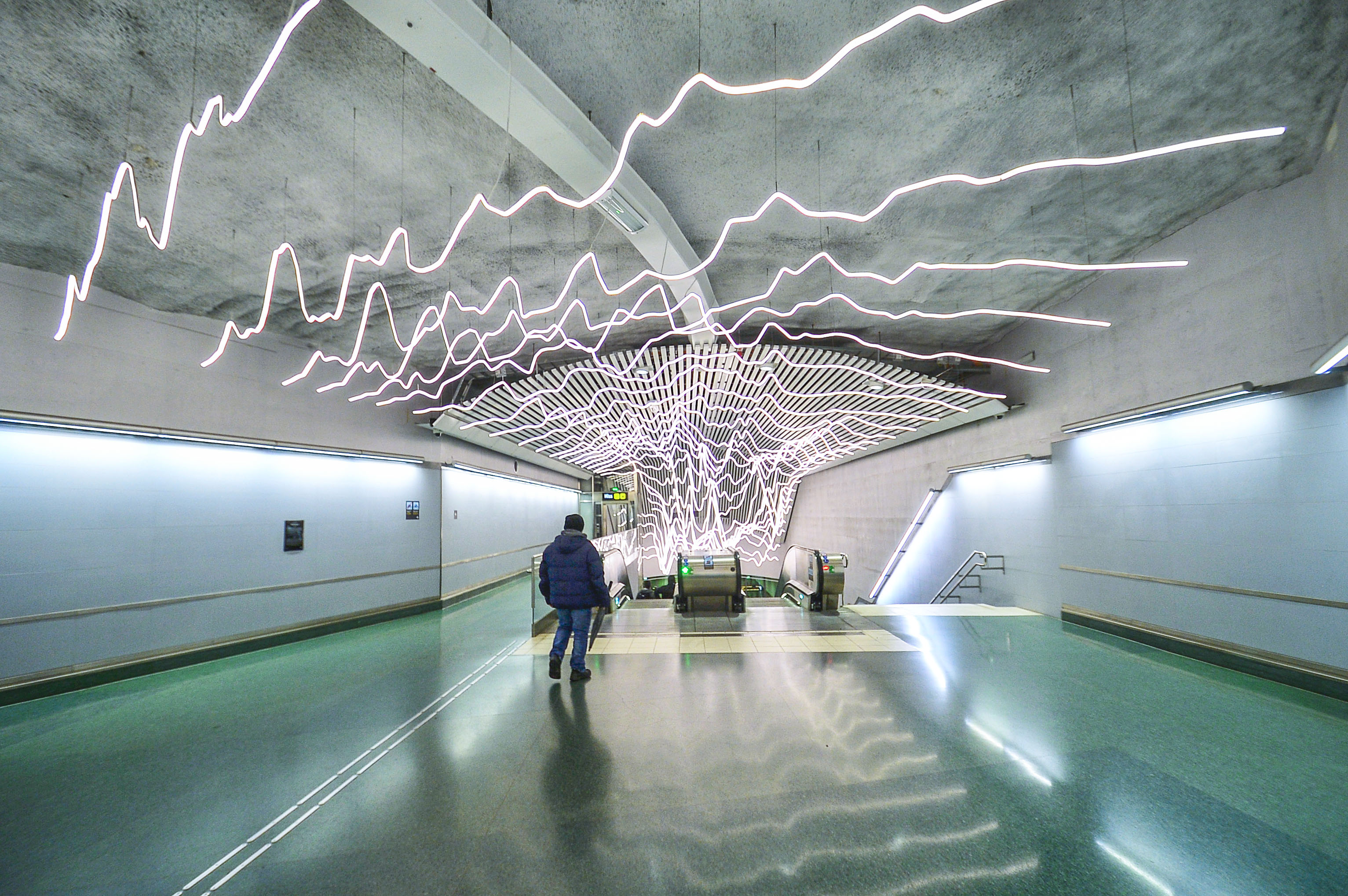 El metro de Estocolmo: un museo en tránsito